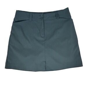 Nike Golf Skort Womens Size 8 Dri-FIT Green Performance Pockets Stretch